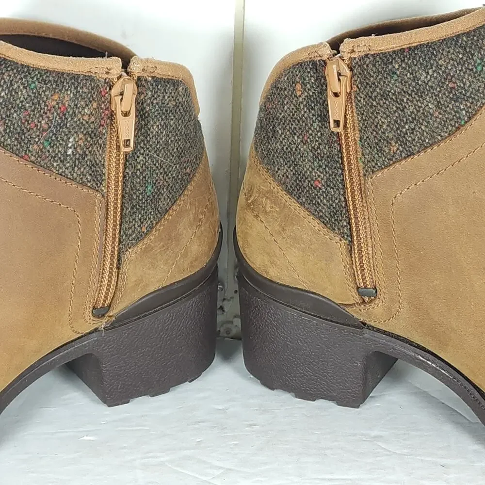 Merrell Women's Chateau II Mid US7 Brown Leather Wool Waterproof Ankle Boots
